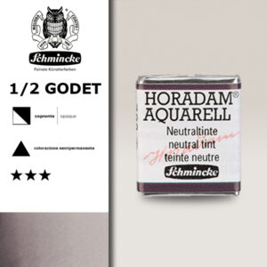 782 - tinta neutra Acquerello 1/2 Godet Horadam Schmincke