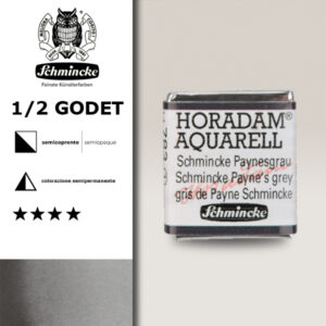 783 - grigio di Payne Schmincke Acquerello 1/2 Godet Horadam Schmincke