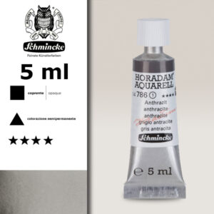 786 - grigio antracite Acquerello 5 ML Horadam Schmincke