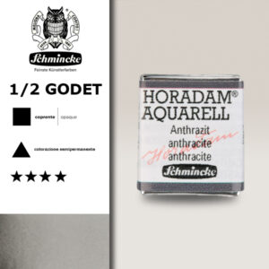 786 - grigio antracite Acquerello 1/2 Godet Horadam Schmincke
