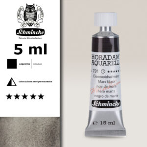 791 - nero marte Acquerello 5 ML Horadam Schmincke