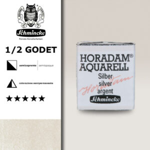 894 - argento Acquerello 1/2 Godet Horadam Schmincke