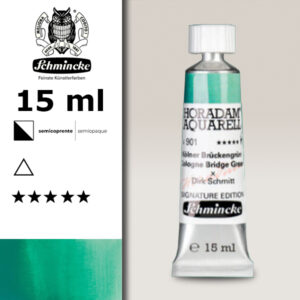 901 - Cologne Bridge Green x Dirk Schmitt Acquerello 15 ML Horadam Schmincke Limited Edition
