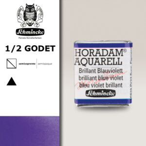 910 - blu violetto brillante Acquerello 1/2 Godet Horadam Schmincke