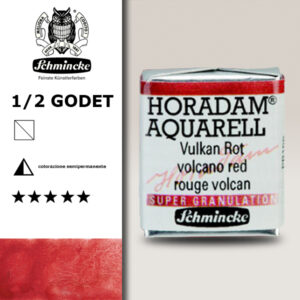 913 - Rosso Vulcano Acquerello 1/2 Godet Horadam Supergranulation Schmincke