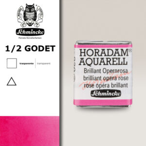 920 - opera rosa brillante Acquerello 1/2 Godet Horadam Schmincke