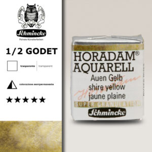 931 - Giallo Palude Acquerello 1/2 Godet Horadam Supergranulation Schmincke