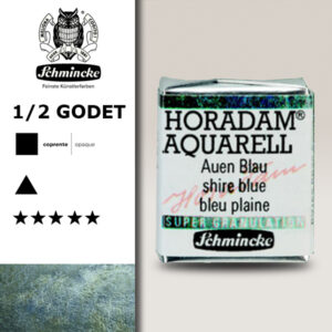 934 - Blu Palude Acquerello 1/2 Godet Horadam Supergranulation Schmincke