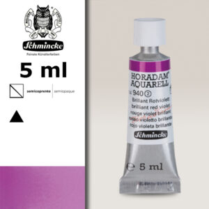 940 - rosso violetto brillante Acquerello 5 ML Horadam Schmincke