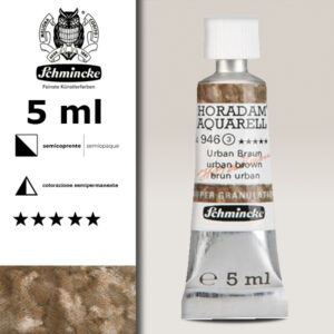 946 - Urban Marrone Acquerello 5 ML Horadam Supergranulation Schmincke