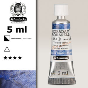 951 - Viola Mare Profondo Acquerello 5 ML Horadam Supergranulation Schmincke