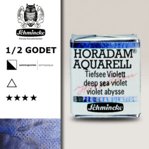 951 - Viola Mare Profondo Acquerello 1/2 Godet Horadam Supergranulation Schmincke