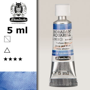 953 - Blu Mare Profondo Acquerello 5 ML Horadam Supergranulation Schmincke
