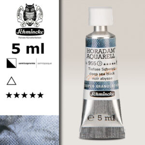 955 - Nero Mare Profondo Acquerello 5 ML Horadam Supergranulation Schmincke