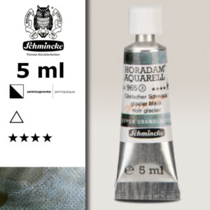 965 - Nero Ghiacciaio Acquerello 5 ML Horadam Supergranulation Schmincke