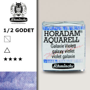 972 - Viola Galassia Acquerello 1/2 Godet Horadam Supergranulation Schmincke