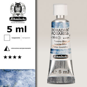 984 - Blu Tundra Acquerello 5 ML Horadam Supergranulation Schmincke