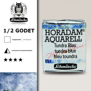 984 - Blu Tundra Acquerello 1/2 Godet Horadam Supergranulation Schmincke