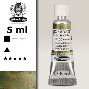 985 - Verde Tundra Acquerello 5 ML Horadam Supergranulation Schmincke