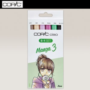 Copic Ciao Set 5 + 1 MANGA 3 COPIC