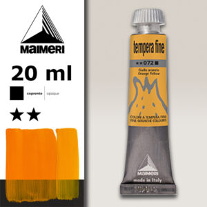 072 - Giallo arancio 20 ML Tempera Fine Maimeri