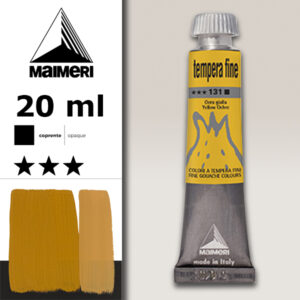 131 - Ocra gialla 20 ML Tempera Fine Maimeri