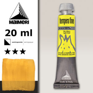 137 - Oro chiaro 20 ML Tempera Fine Maimeri