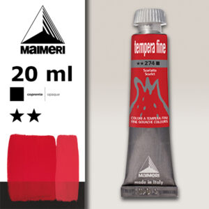 274 - Scarlatto 20 ML Tempera Fine Maimeri