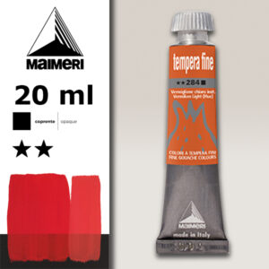 284 - Vermiglione chiaro imit. 20 ML Tempera Fine Maimeri