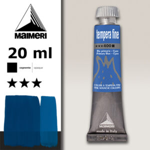 400 - Blu primario, Cyan 20 ML Tempera Fine Maimeri