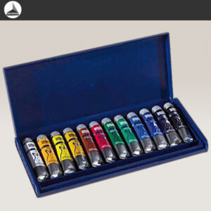 440 - Scatola plastica 12 tubetti da 20 ML Tempera Fine Maimeri