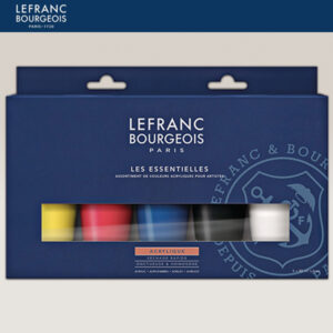 Set 5 Tubi da 80 ML Acrilico Fine Lefranc Bourgeois