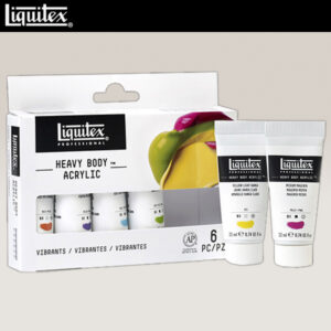 Set 6 Tubi da 22 ML Heavy Body Colori Vibranti Liquitex