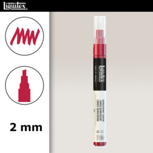 110 - Carminio quinacridone 2 mm Acrilici Paint Marker Liquitex