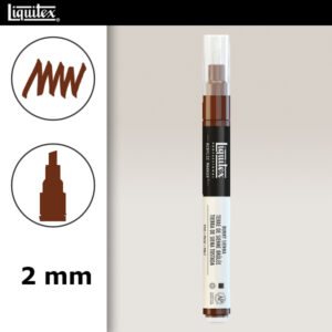 127 - Terra di Siena bruciata 2 mm Acrilici Paint Marker Liquitex