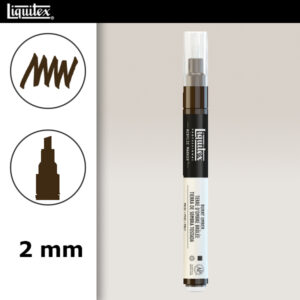 128 - Terra d'ombra bruciata 2 mm Acrilici Paint Marker Liquitex
