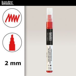 151 - Rosso cadmio medio imit. 2 mm Acrilici Paint Marker Liquitex