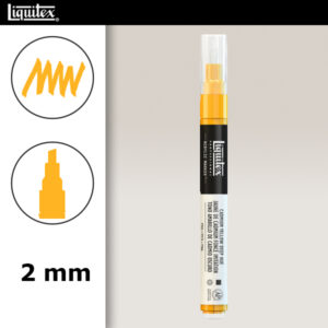 163 - Giallo di cadmio scuro imit. 2 mm Acrilici Paint Marker Liquitex