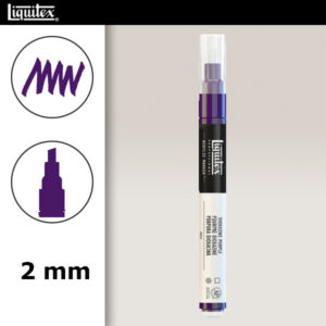 186 - Porpora diossazina 2 mm Acrilici Paint Marker Liquitex