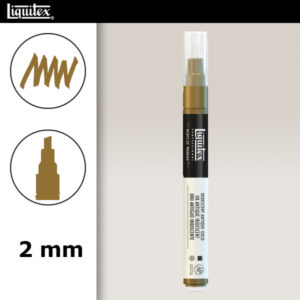 237 - Oro antico iridiscente 2 mm Acrilici Paint Marker Liquitex