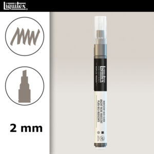 239 - Argento ricco iridiscente 2 mm Acrilici Paint Marker Liquitex