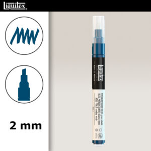 316 - Blu di ftalo (tonalità verde) 2 mm Acrilici Paint Marker Liquitex