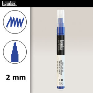381 - Blu di cobalto imit. 2 mm Acrilici Paint Marker Liquitex