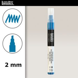 470 - Blu ceruleo imit. 2 mm Acrilici Paint Marker Liquitex