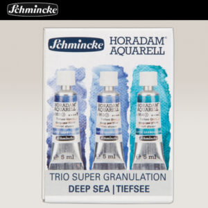 Trio Supergranulation Deep Sea 3 Tubetti da 5 ML Acquerello Horadam Schmincke