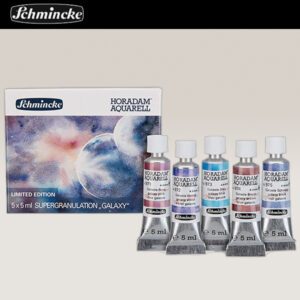 Confezione Supergranulation Galaxy 5 Tubetti da 5 ML Acquerello Horadam Schmincke