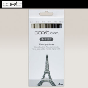 Copic Ciao Set 5+1 Toni Grigio Caldo (Warm Gray)