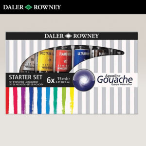 004 - Starter Set Gouache Confezione 6 tubi 15 ML Daler Roney