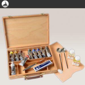 Cassetta Studio in Faggio Colori Olio Classico Maimeri