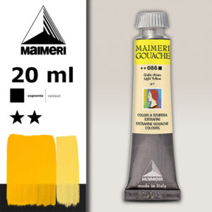 086 - Giallo Chiaro 20 ML Gouache Extra-Fine Maimeri
